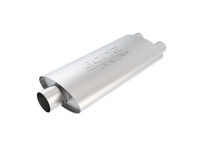 Borla 40670 3in Inlet/Dual 2.25in Outlet Center/Dual Oval ProXS Muffler - #40670