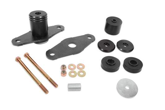 BMR 11-23 Dodge Challenger Motor Mount Solid Bushing Upgrade Kit - Black Anodized