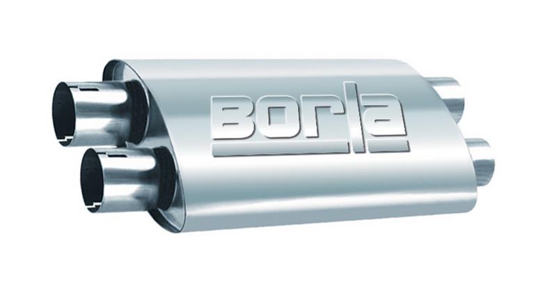 Borla 400286 2.50in Dual In/Out 19in x 9.5in x 4in PRO-XS Muffler - #400286