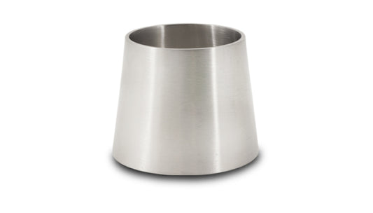 Vibrant 2in x 2.5in T304 SS Straight Reducer 2in long