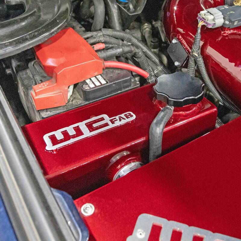 Wehrli Custom Fabrication WCF100647-GW Coolant Tank Kit Gloss White for 2011-2016 Chevrolet Silverado / GMC Sierra 2500 HD / 3500 HD 6.6L LML Duramax