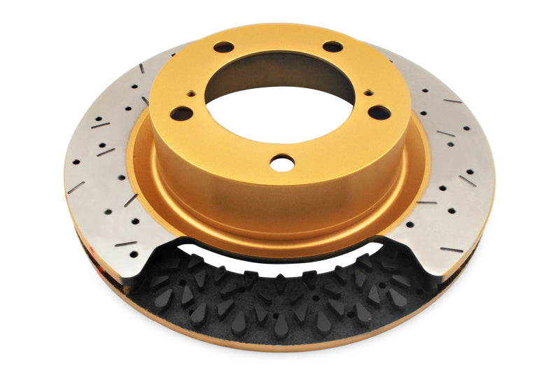 DBA 99-04 Land Rover Range Rover Front 4000 Series Drilled & Slotted Rotor