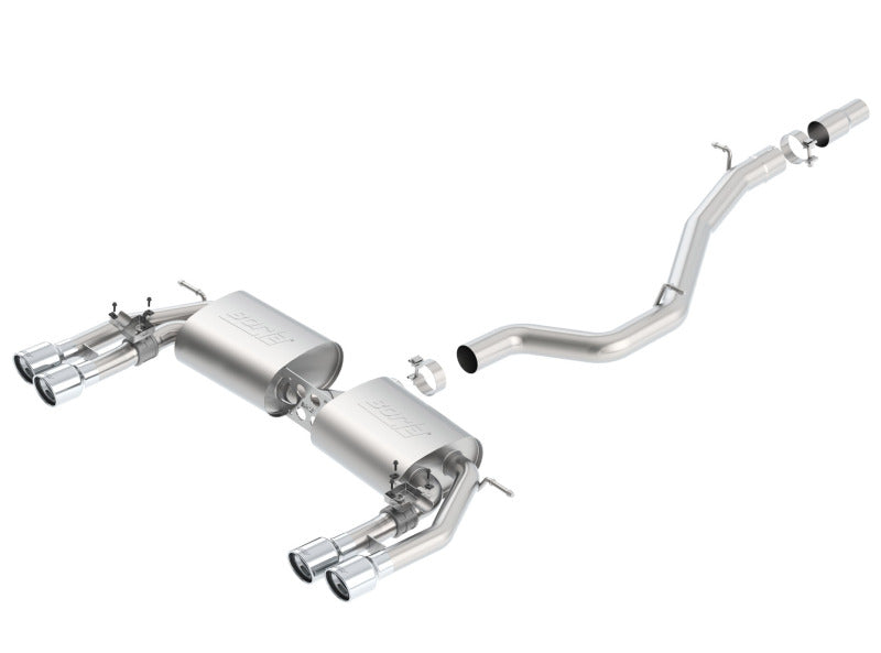 Borla 140631 13-15 Audi S3 S-Type Dual Round Rolled Catback Exhaust - #140631