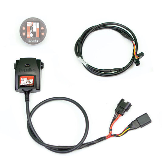 Banks Power Pedal Monster® Kit, Molex MX64, 6 Way, Use w/iDash® 1.8, CARB, 07-19 RAM 2500/3500 & 11-20 FORD 6.7L