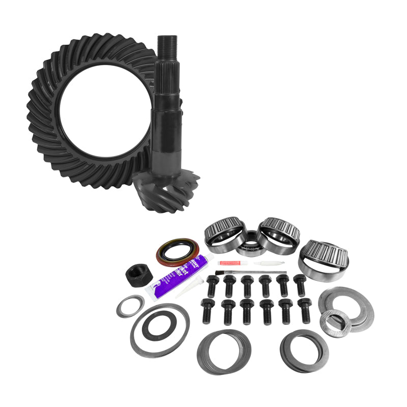 Yukon Gear & Axle YGK2162 11.25in Dana 80 5.46 Rear Ring & Pinion Install Kit 4.125in OD Head Bearing