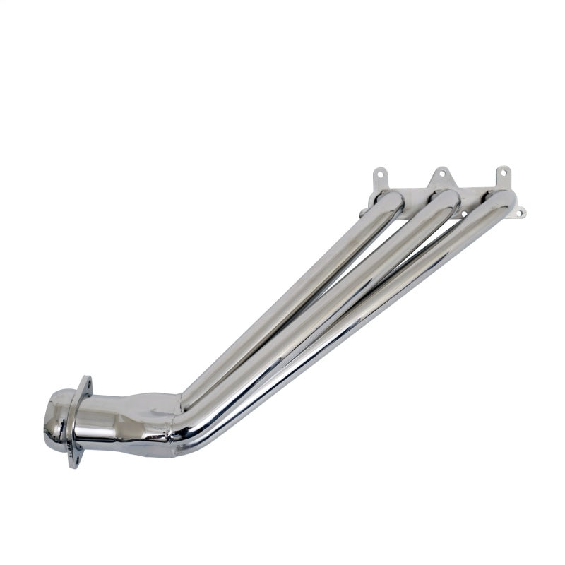 BBK Performance 4041 Long Tube Headers with Converters 1-5/8 Chrome for 2010-2011 Chevrolet Camaro V6
