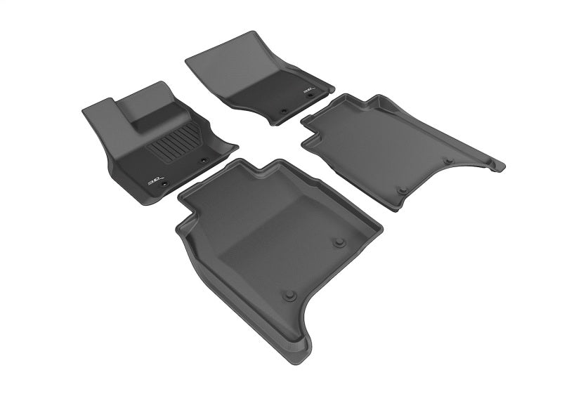 3D MAXpider Kagu Front & Rear Floor Mats for 2014-2017 Land Rover Range Rover Long Wheelbase