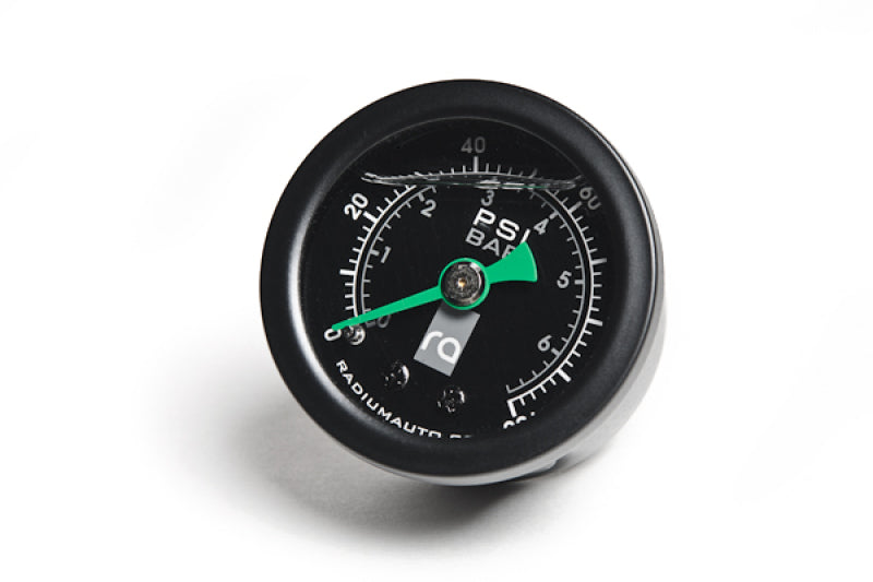 Radium Engineering Fuel Pressure Gauge W/ 6AN Inline Adapter By Jm Auto Racing () - #20-0152