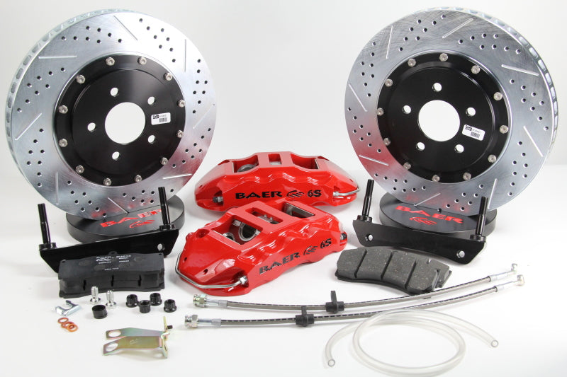 Baer Brakes 84-87 Chevrolet Corvette 14in Extreme+ Rear SDZ Brake Kit - Monster Green