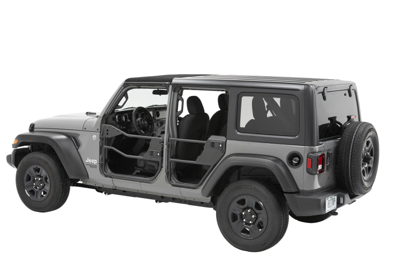 Bestop 20-26 Jeep Gladiator / 18-26 Wrangler JL Element Doors (Front Matte Black)