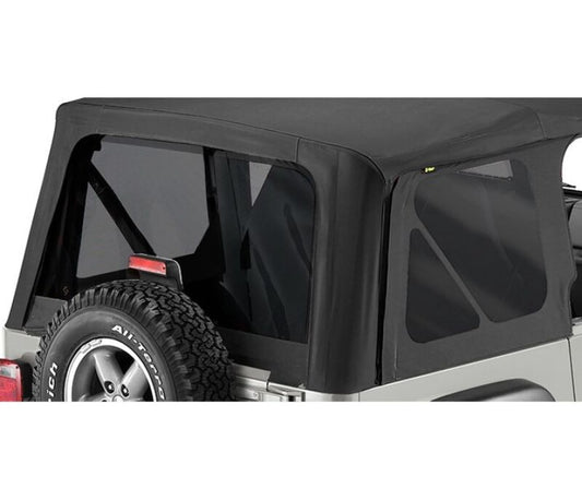 Bestop 97-02 Jeep Wrangler TJ Window Set (Black Diamond)