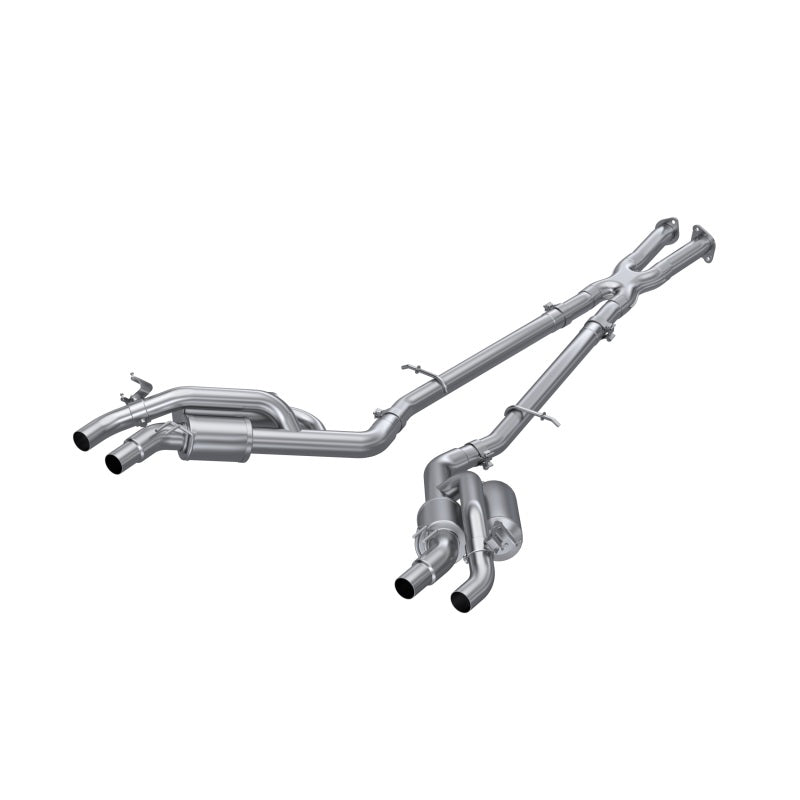 MBRP 2022 Kia Stinger 3.3L T304 Cat-Back Exhaust- Uses Factory Bezels