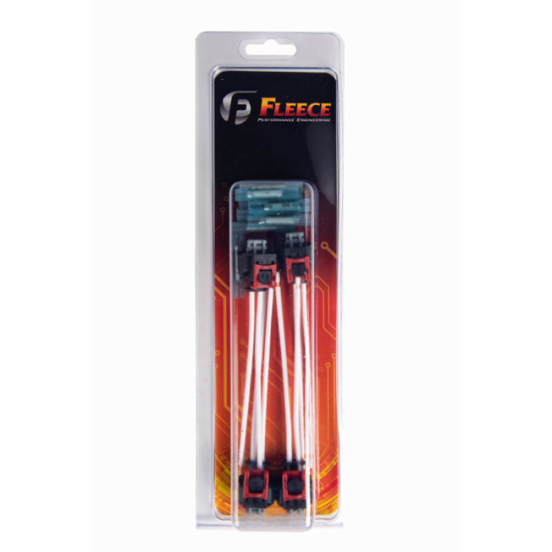 Fleece Performance FPE-HAR-L5P-INJ-PT-4P for 17-22 GM 2500/3500 Duramax Replacement Fuel Injector Connector w/Pigtail (4 Pack)