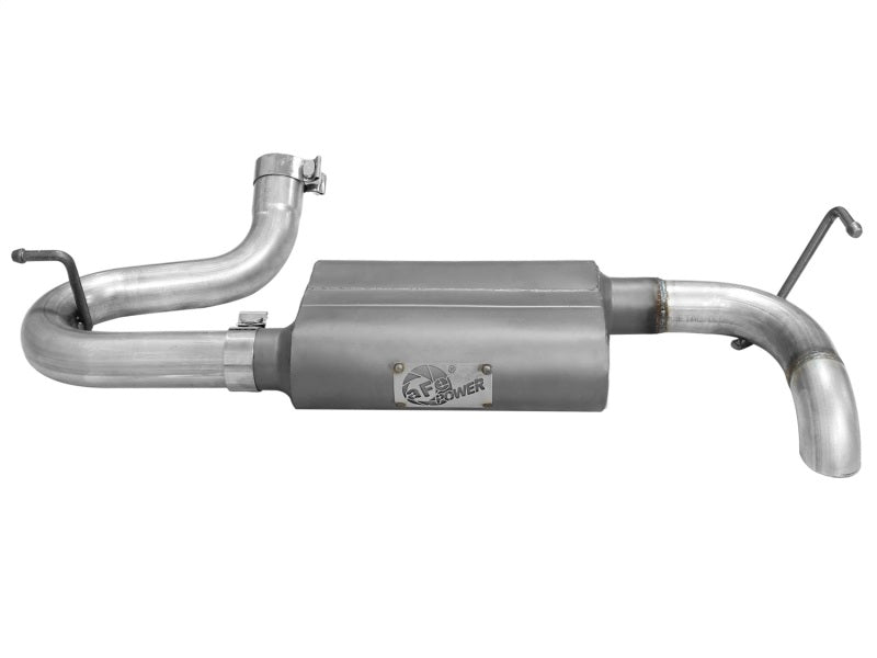 aFe Scorpion Exhaust System Axle Back Aluminized Hi-Tuck 07-17 Jeep Wrangler JK V6 3.6/3.8L - #49-08046