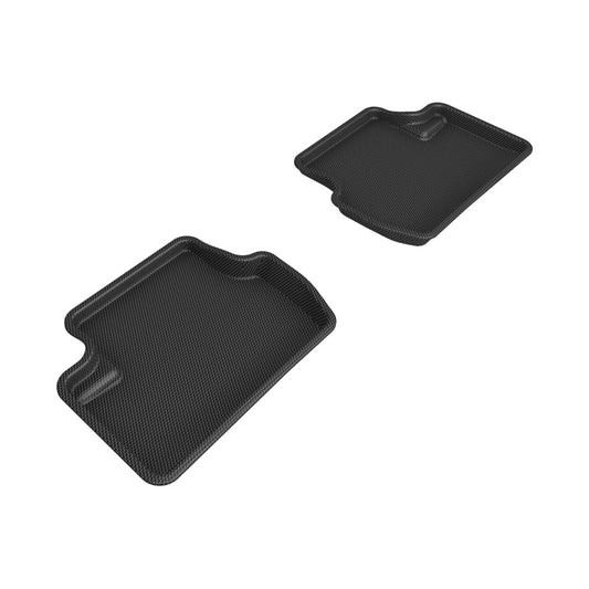 3D MAXpider Kagu Rear Floor Mats for 2008-2017 Mitsubishi Evolution X/Lancer