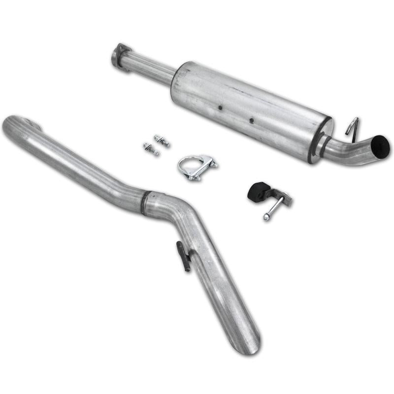 MBRP 04-06 Jeep Wrangler Unlimited 4 0L I-6 Cat Back Single AL Exhaust