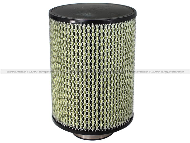 aFe Power Magnum FLOW Universal Air Filter w/Pro DRY S Media - 4" Inlet, 11" Tall - #21-90058
