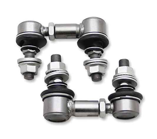SuperPro Front Sway Bar Link Kit - Heavy Duty Adjustable (75mm-85mm Length, 12mm Studs)