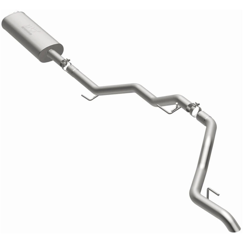 MagnaFlow 19486 2020 Jeep Gladiator 2.5in Rock Crawler Series Single Rear Exit SS Cat-Back Exhaust w/o Tip - #19486