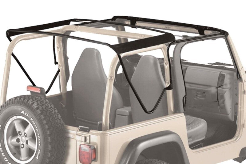 Bestop 97-06 Jeep Wrangler TJ Exc Unlimited Bow & Fdodge Rame Hardware Kit (Factory Style Repment)