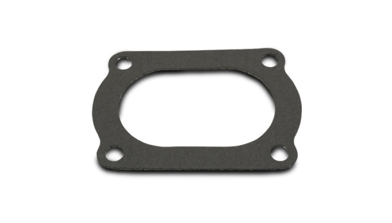 Vibrant 4 Bolt Flange Gasket for 3in O.D. Oval tubing (Matches #13175S)