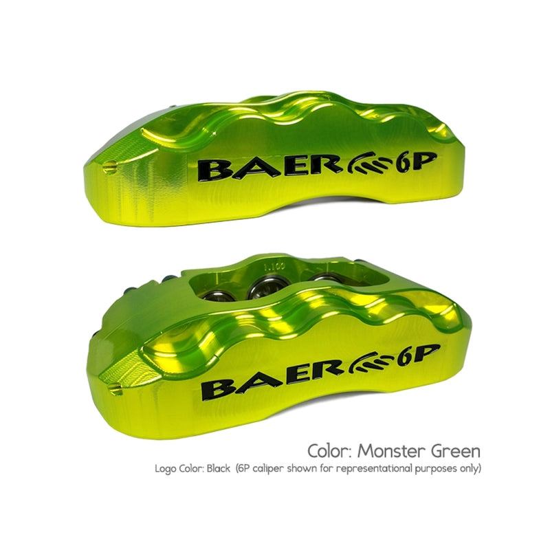 Baer Brakes 97-04 Chevrolet Corvette 14in Extreme+ Rear SDZ Brake Kit - Monster Green