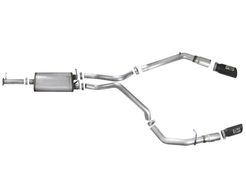aFe MACH Force-Xp 3in 409 SS Cat-Back Exhaust 2019 RAM 1500 V8-5.7L w/ Black Tip - #49-42059-B