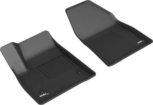 3D MAXpider Kagu Front Floor Mats for 2020-2021 Cadillac XT6
