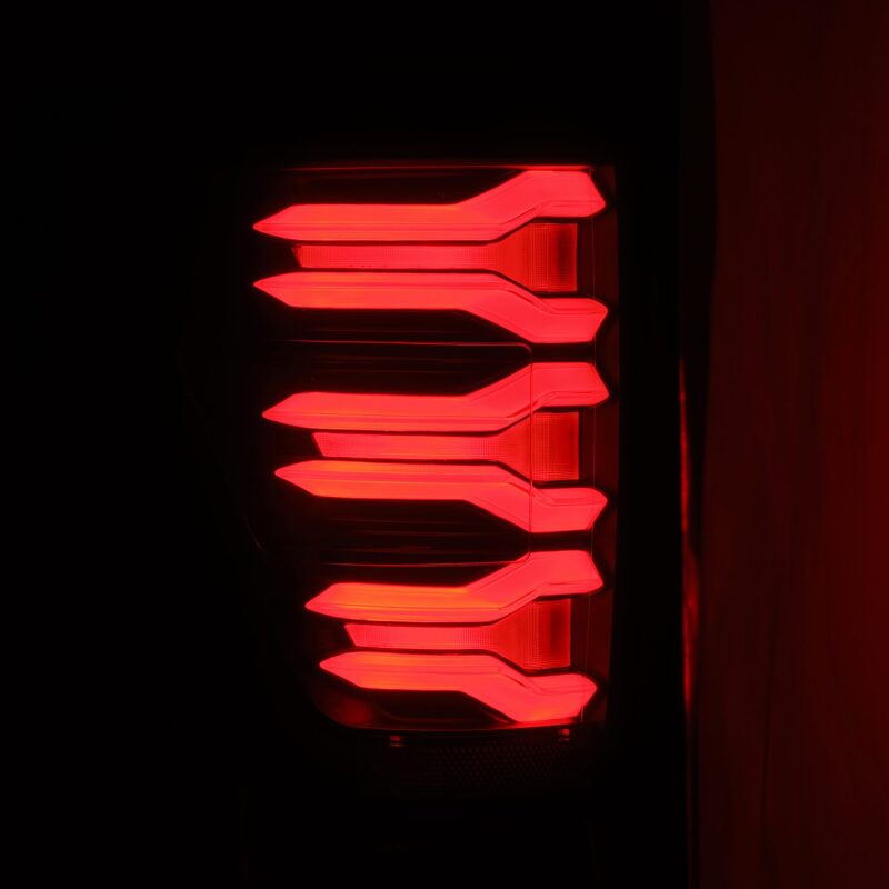 AlphaRex 653030 21-22 Ford F-150 LUXX LED Taillights Black/Red