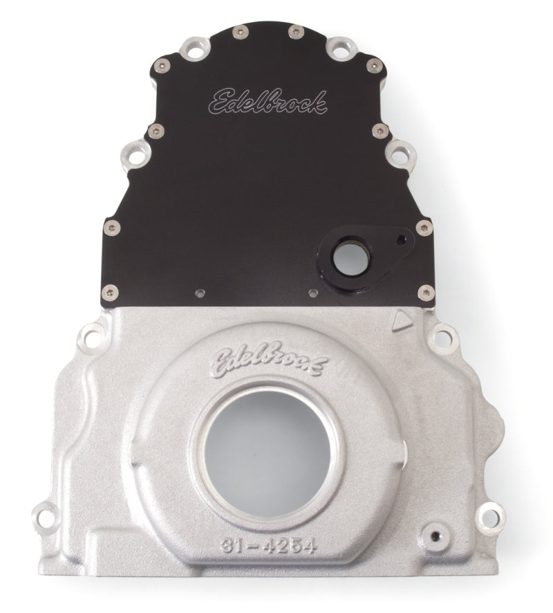 Edelbrock 4255 Timing Cover 2-Piece for GM Gen 4 LS-Series