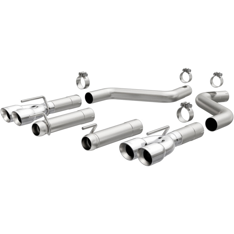 MagnaFlow 19206 Axle-Back, SS, 3in, Quad Split Rear 3.5 Tips 2015 Dodge Challenger incl SRT Hellcat - #19206