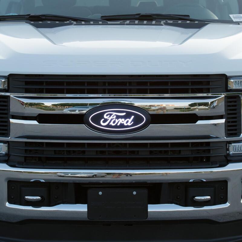 Putco for 2017-2020 Ford Super Duty Front Luminix Ford LED Emblem - without Camera CutOut