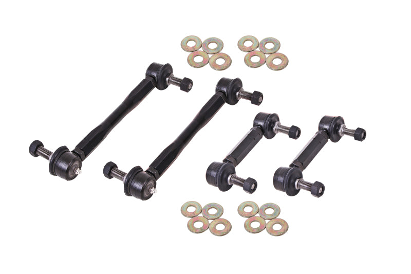 BMR 2015-2026 S550 Mustang Front and Rear Sway Bar End Link Kit - Black