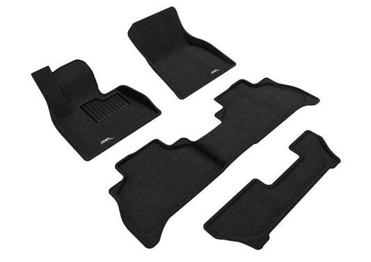 3D MAXpider Elegant Front, Rear & 3rd Row Floor Mats for 2019-2024 BMW X5 7-Passenger
