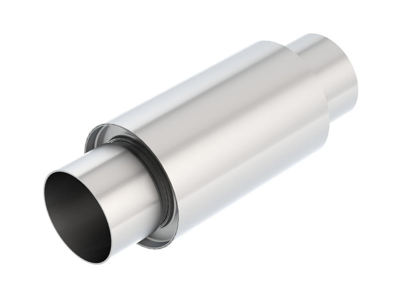 Borla 40004S 3 -1/2in In/Out x 5in Round x 8in Long XR-1 Sportsman Shorty Racing Muffler - #40004S