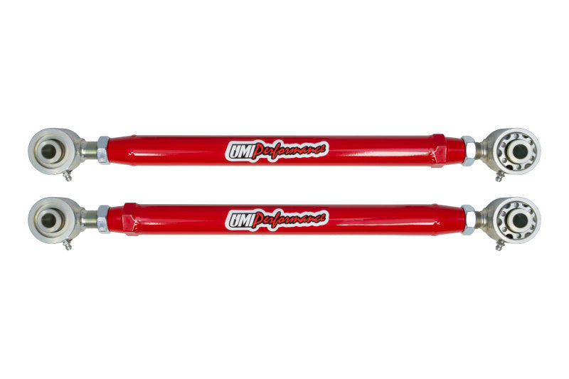 UMI Performance 2524-R Toe Rods Adjustable Roto-Joint Red for 2008-2009 G8