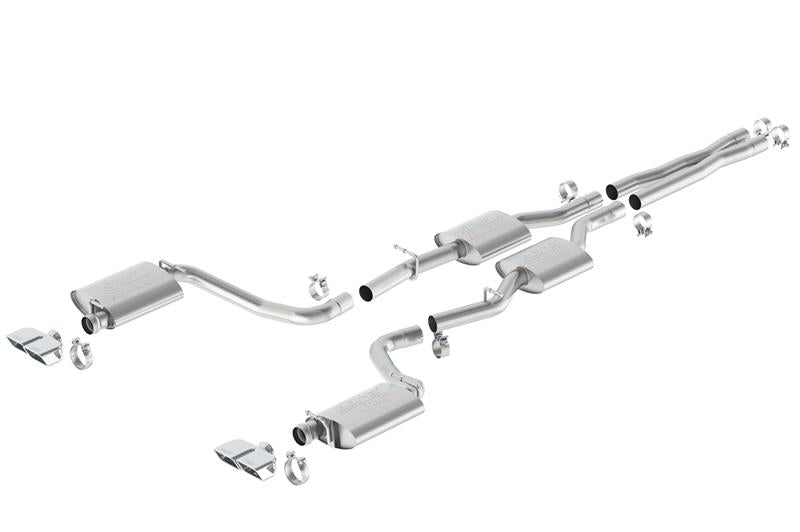 Borla 140628 15-16 Dodge Challenger R/T 5.7L Dual Rectangle Angle Cut Dual Split Rear Exit ATAK Exhaust - #140628