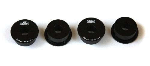 BLOX Racing Honda S2000 Steering Rack Rigid Bushing Kit - Black BXSS-20614-BK