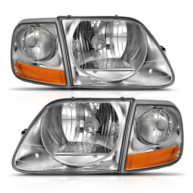 ANZO 1997-2003 Ford F-150 Crystal Headlights