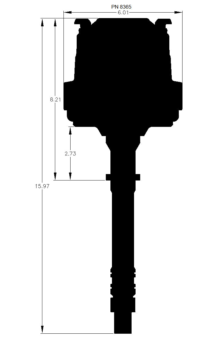 MSD 8365 GM HEI Billet Distributor