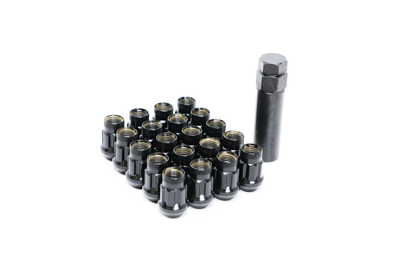 Wheel Mate 33000B Monster Short Lug Nut Set Black M14x1.50 - Set of 20