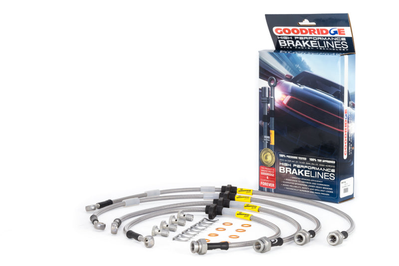 Goodridge 91-95 Acura Legend Stainless Steel Brake Lines 20076