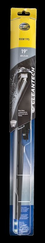 HELLA 358054191 Clean Tech Wiper Blade 19in Single