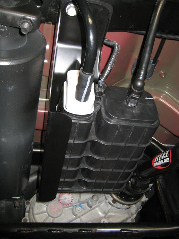 MBRP Jeep Wrangler JK Heat Shield Charcoal Canister Repositioning Kit