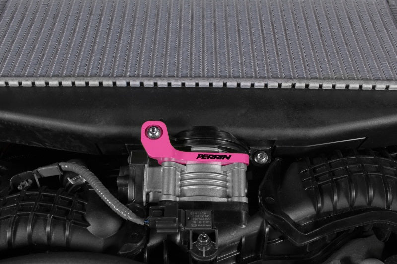 PERRIN 22-26 Subaru WRX / 19-25 Ascent / 20-25 Outback & Legacy Turbo TMIC Bracket - Hyper Pink
