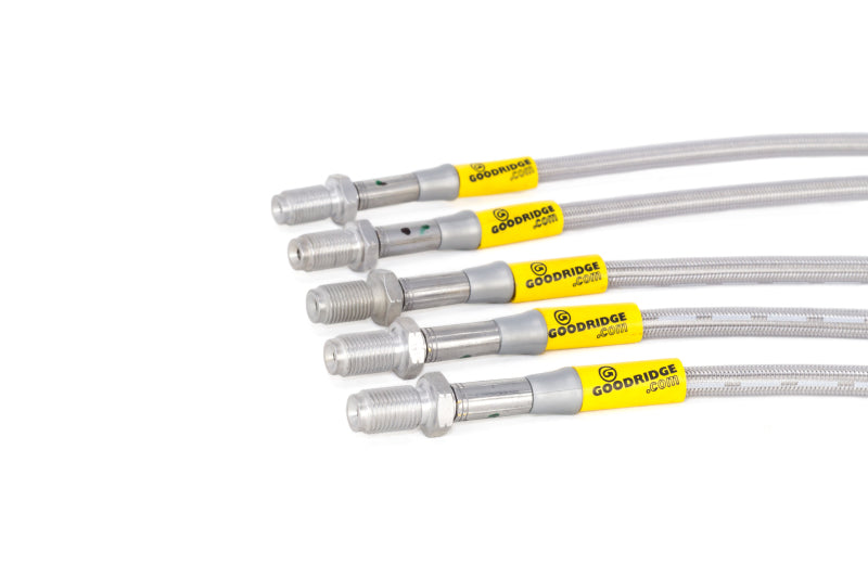 Goodridge 8/84-7/87 Toyota Corolla GTS Stainless Steel Brake Line Kit 21080