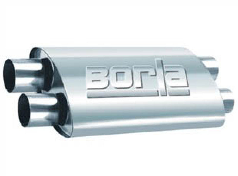 Borla 400286 2.50in Dual In/Out 19in x 9.5in x 4in PRO-XS Muffler - #400286