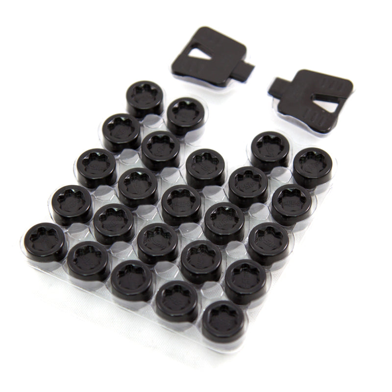 Wheel Mate 33200B Muteki SR45 Lug Nut Caps Black