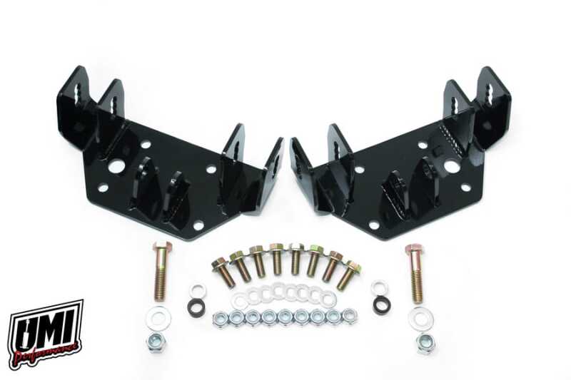 UMI Performance 2335 Front Upper A-Arm Mounts Adjustable Coil Over Only