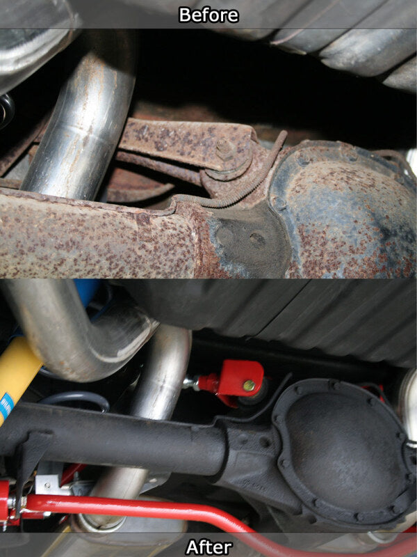 UMI Performance 4025-R Adjustable Upper Control Arms Polyurethane Bushings Red